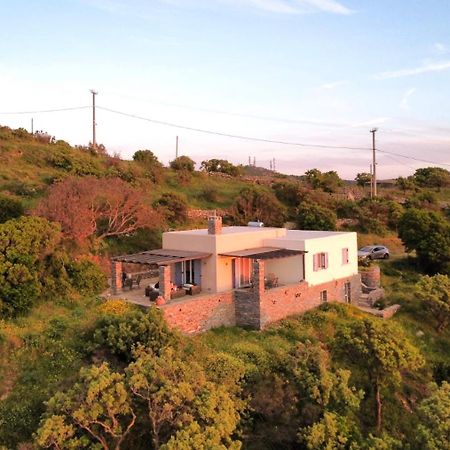 Cycladic Villa With Sea View! Ioulis Bagian luar foto
