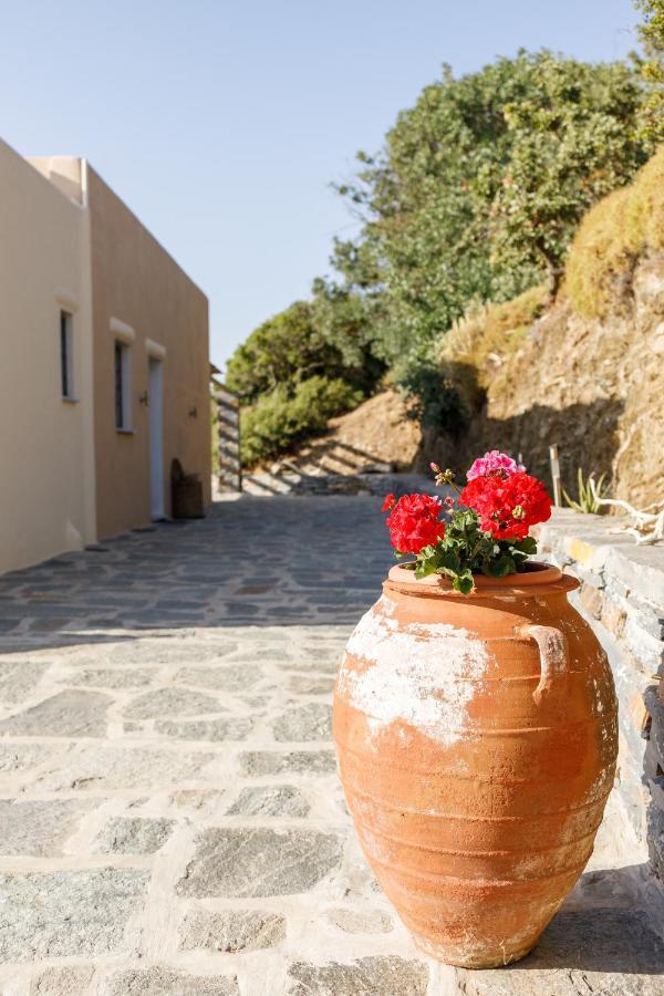 Cycladic Villa With Sea View! Ioulis Bagian luar foto