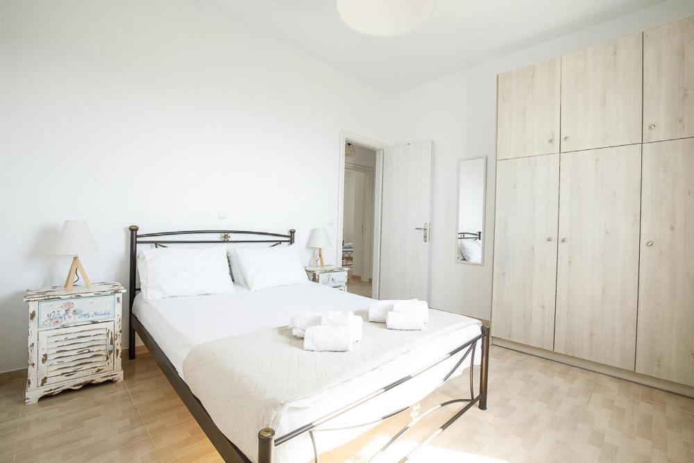 Cycladic Villa With Sea View! Ioulis Bagian luar foto