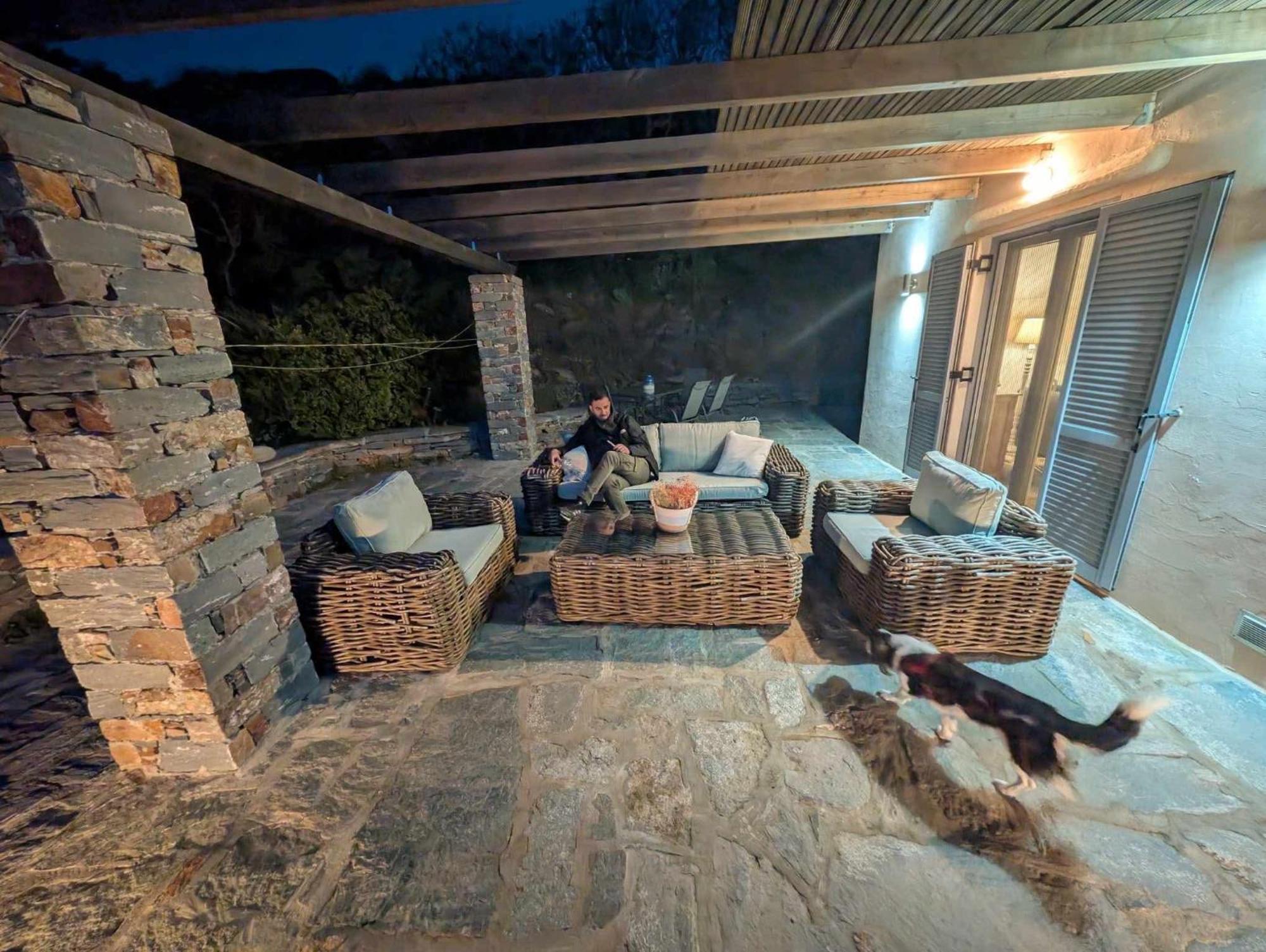 Cycladic Villa With Sea View! Ioulis Bagian luar foto